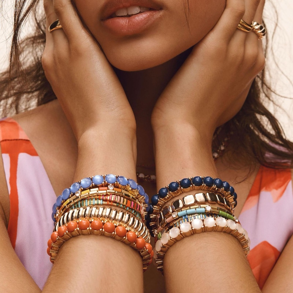 anthropologie beaded bracelet